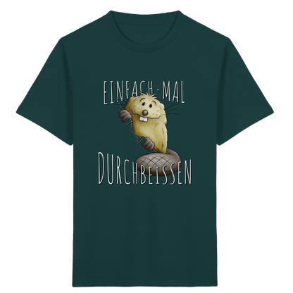 Einfach mal Durchbeissen Biber - Kids Organic Shirt