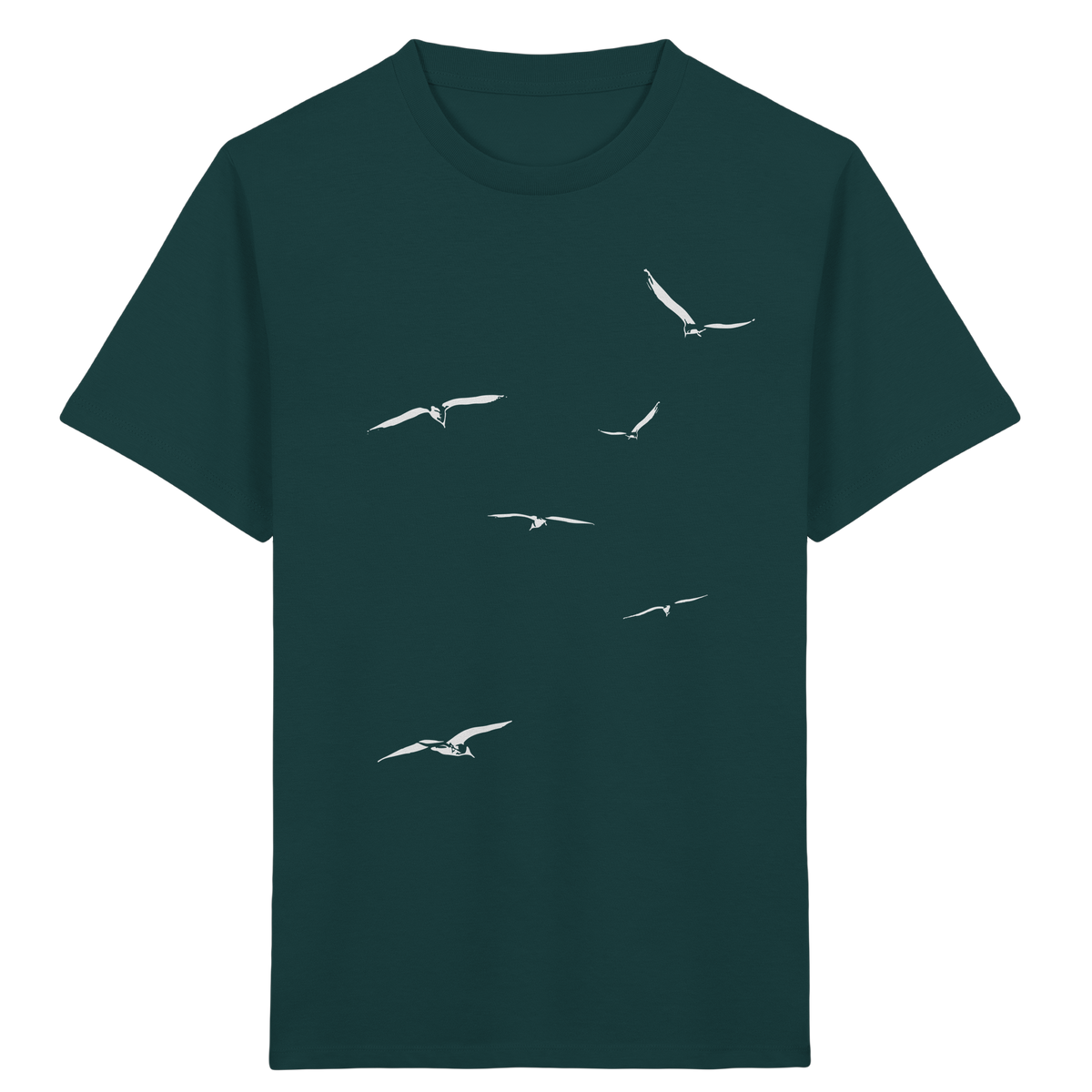 Vogelschwarm – Traum vom Fliegen - Kids Organic Shirt