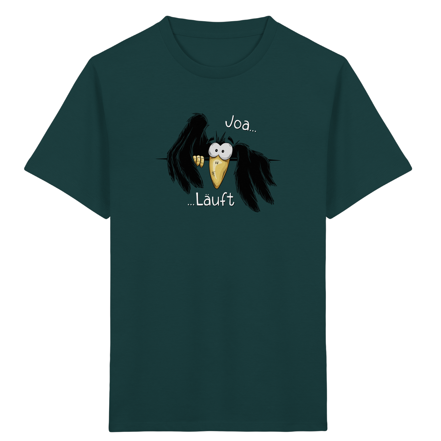 Joa Läuft Krähe gechillter Rabe - Kids Organic Shirt
