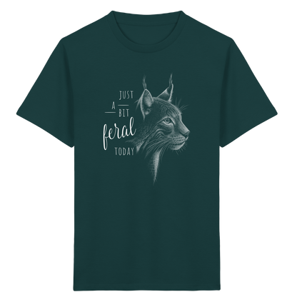 Just A Bit Feral Today! Wildkatze - Kids Organic Shirt