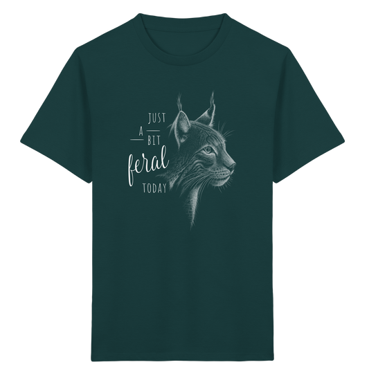 Just A Bit Feral Today! Wildkatze - Kids Organic Shirt