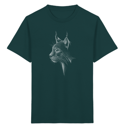 Luchs Kritzelkunst Wildkatze Illustration - Kids Organic Shirt