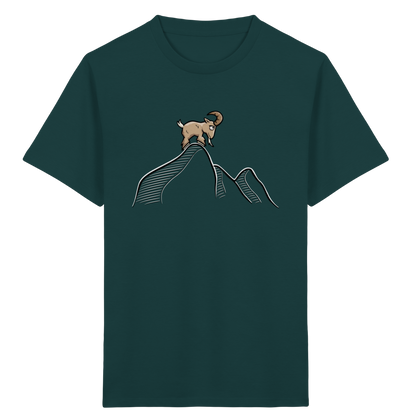 Ziegenbock in den Bergen - Kids Organic Shirt