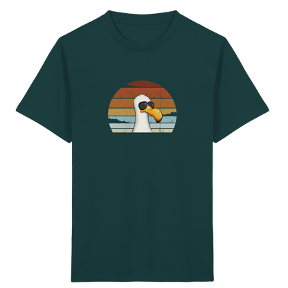Cool lässige Retro Möwe - Kids Organic Shirt