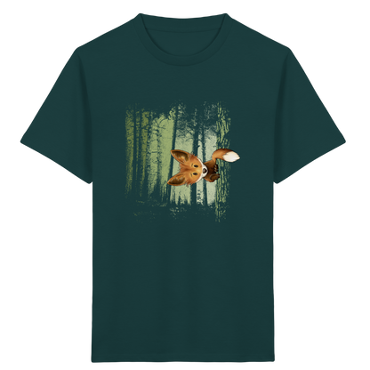 Fuchs im Zwielicht-Wald - Kids Organic Shirt
