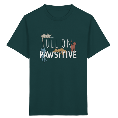 Full On Pawsitive! Gechillte Katzen - Kids Organic Shirt