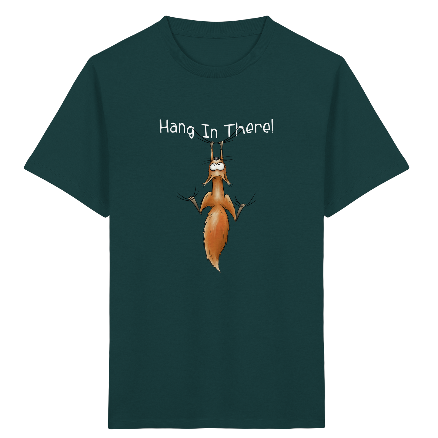 Hang In There | Lässiges Eichhörnchen - Kids Organic Shirt