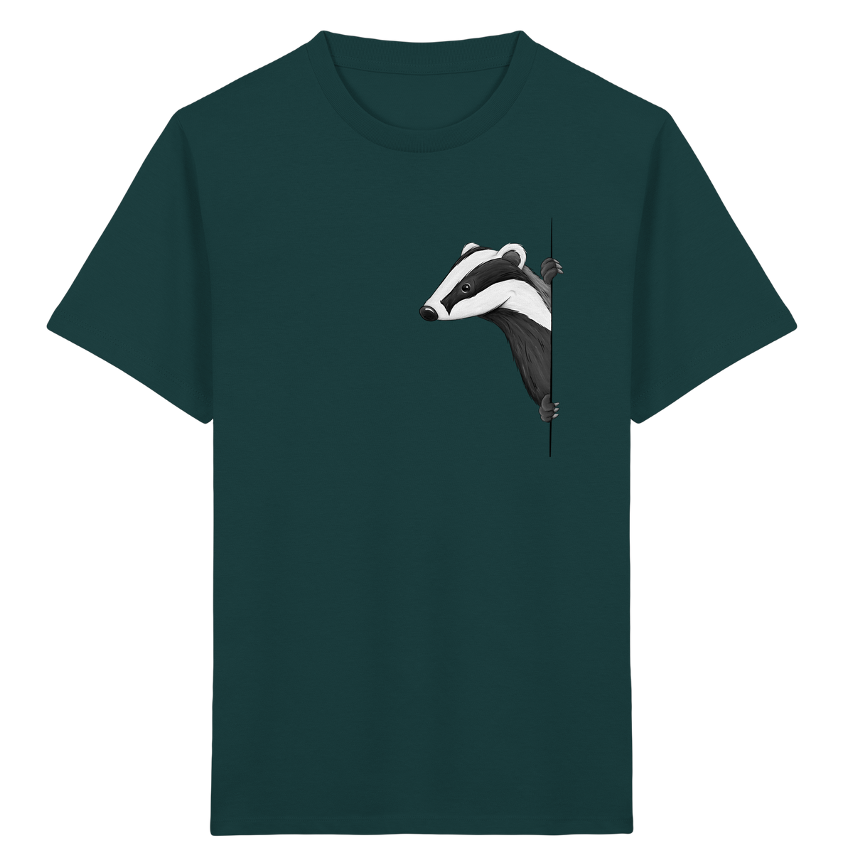 Lässiger Dachs Meister Grimbart - Kids Organic Shirt