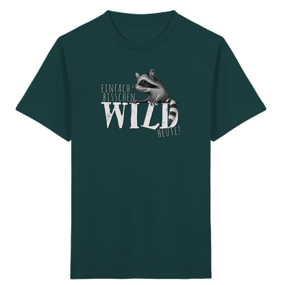 Bisschen wild heute! Waschbär - Kids Organic Shirt
