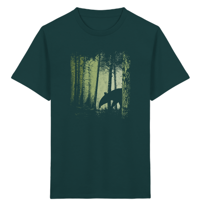 Lässiger Tapir im Zwielicht Wald - Kids Organic Shirt