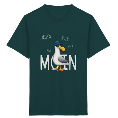 Moin Moin Lässige Hipster Möwe  - Kids Organic Shirt