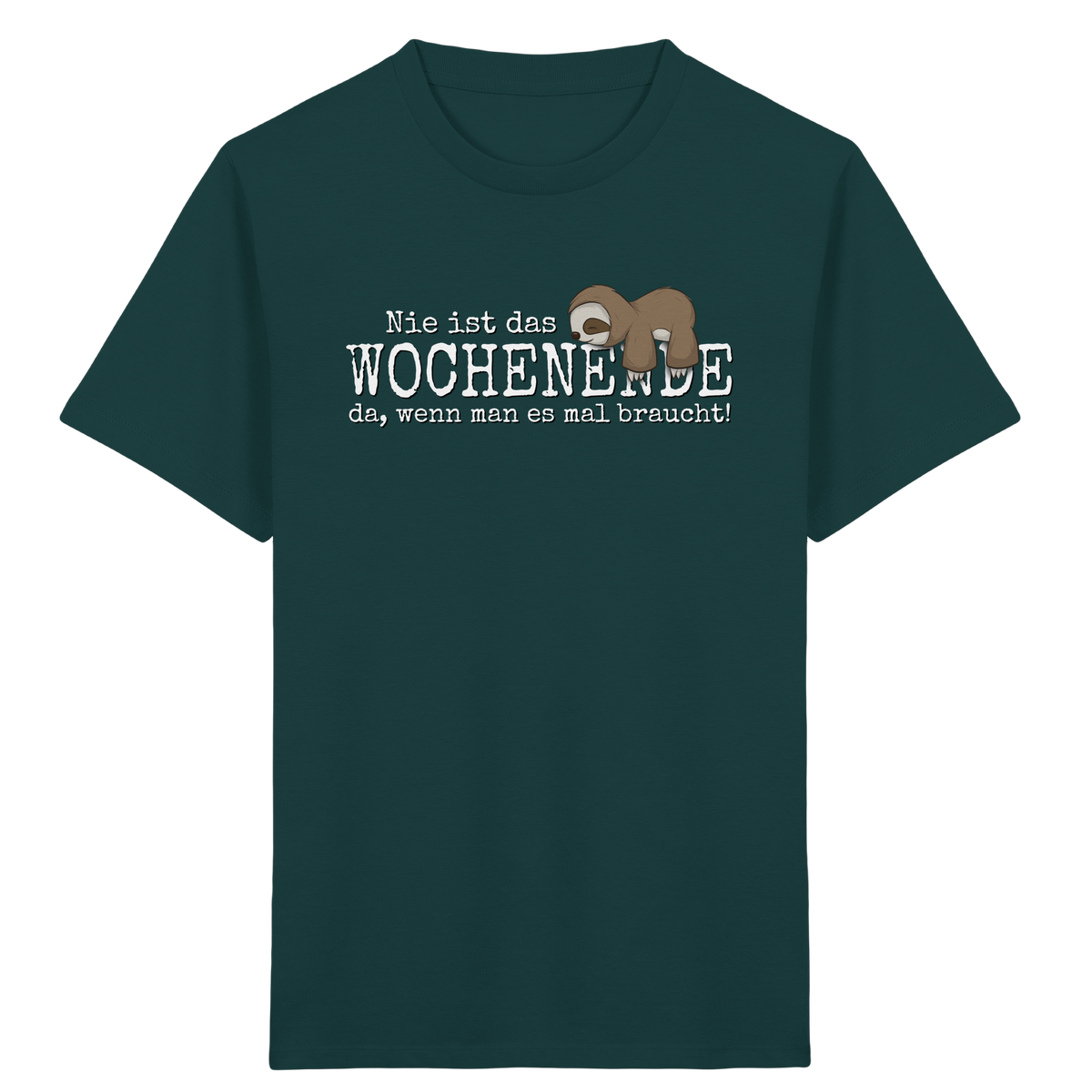 Kawaii Faultier Wochenende - Kids Organic Shirt