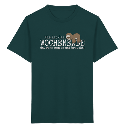 Kawaii Faultier Wochenende - Kids Organic Shirt