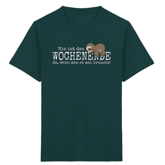 Kawaii Faultier Wochenende - Kids Organic Shirt