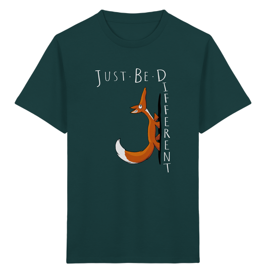 Just Be Different | Sei Anders, kleiner Fuchs - Kids Organic Shirt