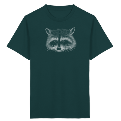 Waschbär Illustration Kritzelkunst - Kids Organic Shirt