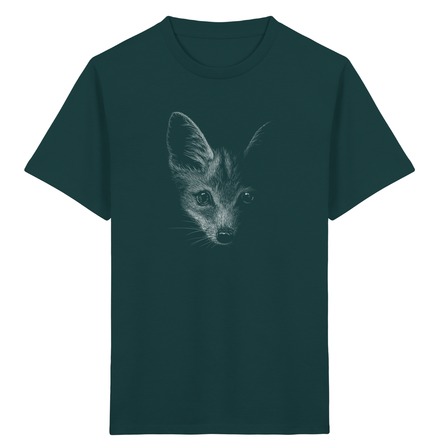 Fuchs Kritzelkunst Illustration - Kids Organic Shirt