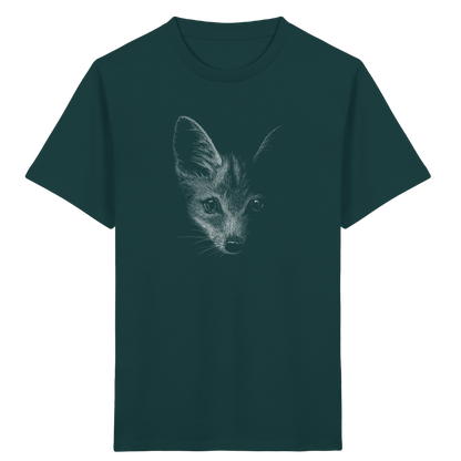Fuchs Kritzelkunst Illustration - Kids Organic Shirt