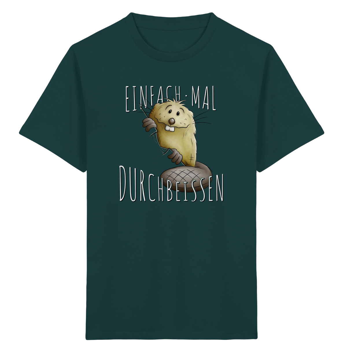 Einfach mal Durchbeissen Biber - Kids Organic Shirt