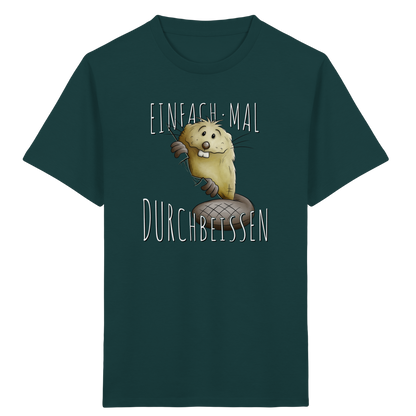 Einfach mal Durchbeissen Biber - Kids Organic Shirt