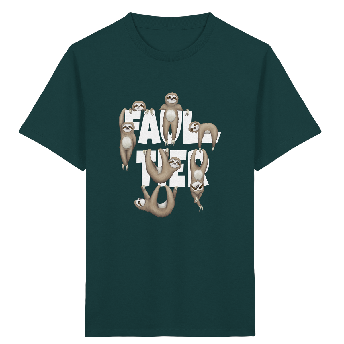 Viele gechillte Faultiere - Kids Organic Shirt