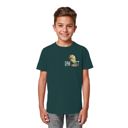 Dam It Verdammt Lustiger Biber - Kids Organic Shirt
