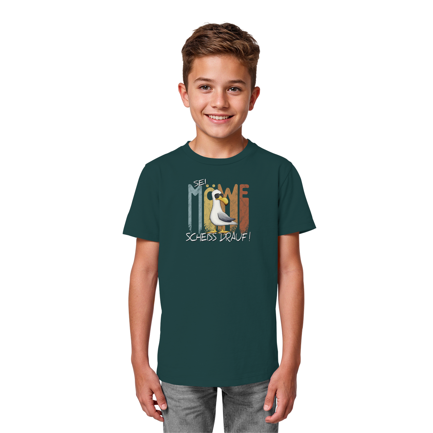 Sei Möwe Scheiß Drauf  - Kids Organic Shirt