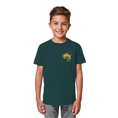 Lässige kleine Honig-Biene - Kids Organic Shirt