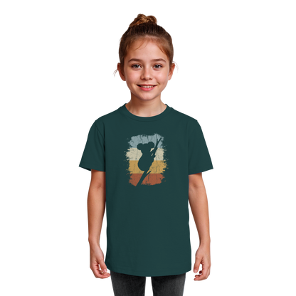 Retro kletternder Koala-Bär - Kids Organic Shirt