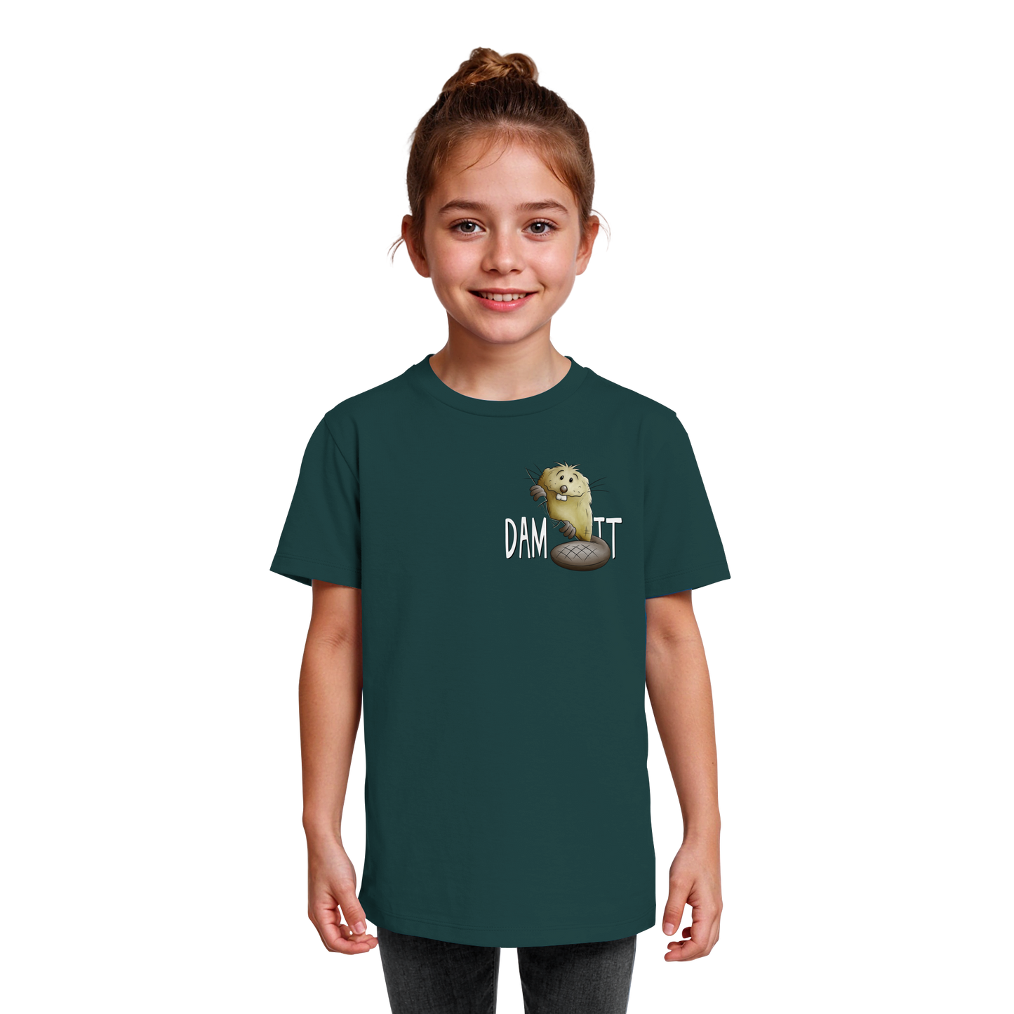 Dam It Verdammt Lustiger Biber - Kids Organic Shirt