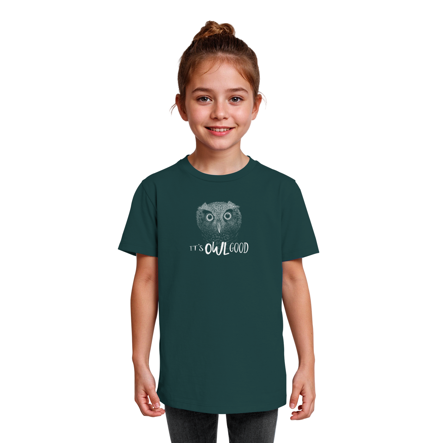 OWL Good | Kritzel-Kunst-Eule - Kids Organic Shirt