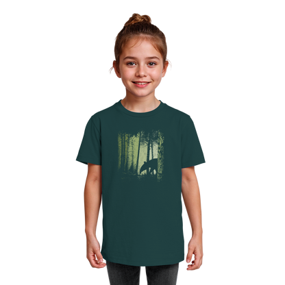 Lässiger Tapir im Zwielicht Wald - Kids Organic Shirt