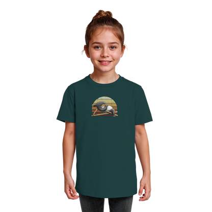Lässiger Retro Sundown Tapir - Kids Organic Shirt