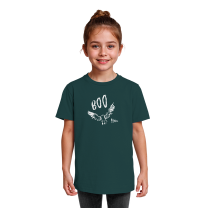 Boo Hoo! Fliegende Eule  - Kids Organic Shirt