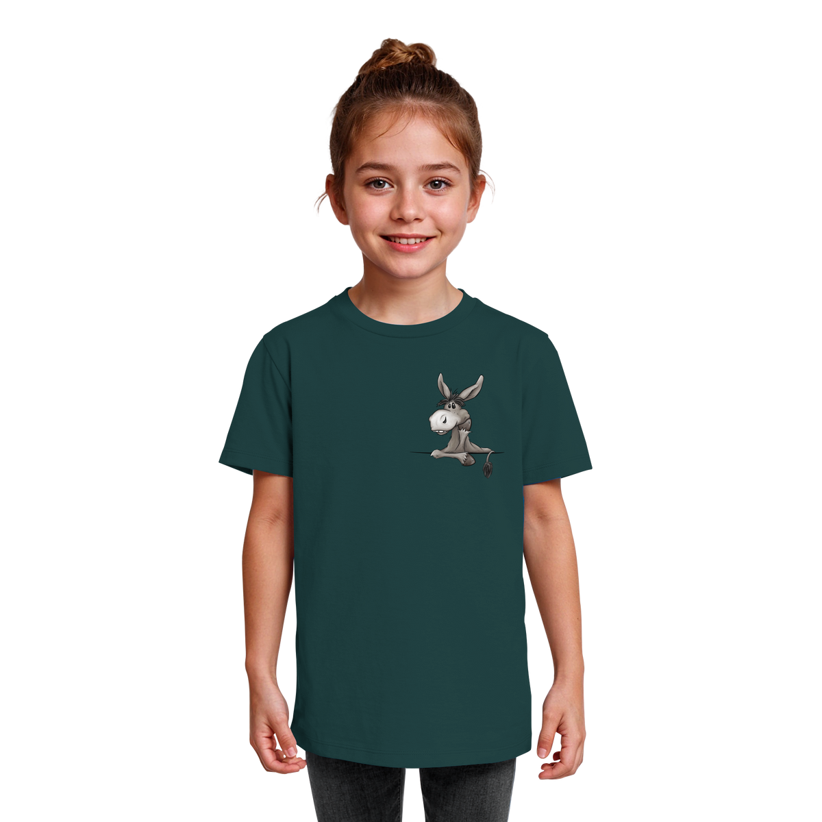 Lustiger lässiger Esel - Kids Organic Shirt