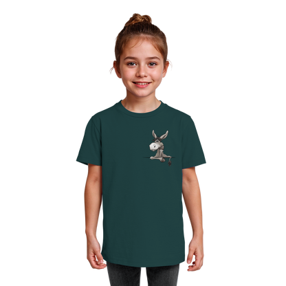 Lustiger lässiger Esel - Kids Organic Shirt
