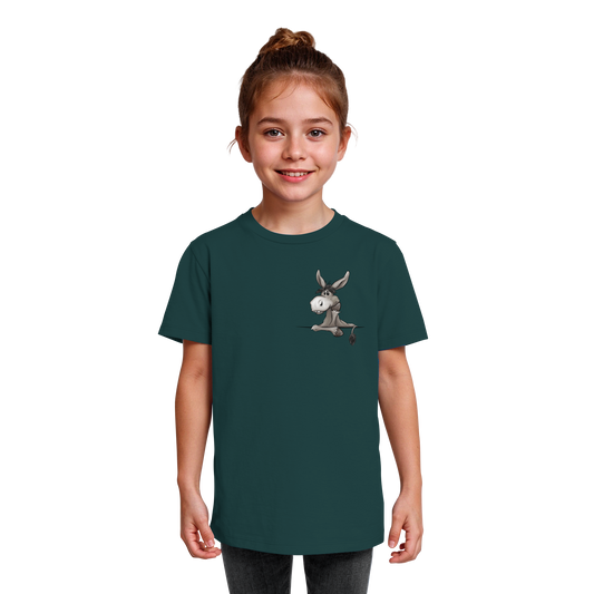 Lustiger lässiger Esel - Kids Organic Shirt