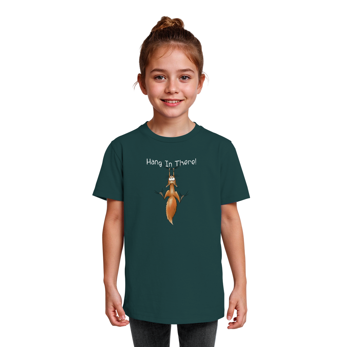 Hang In There | Lässiges Eichhörnchen - Kids Organic Shirt