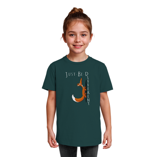 Just Be Different | Sei Anders, kleiner Fuchs - Kids Organic Shirt