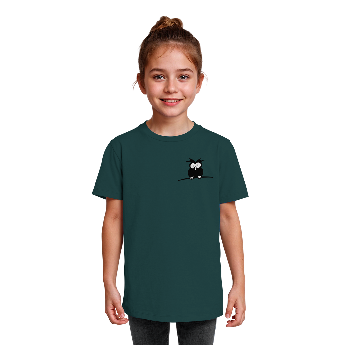 Kleine struppige Eule - Kids Organic Shirt