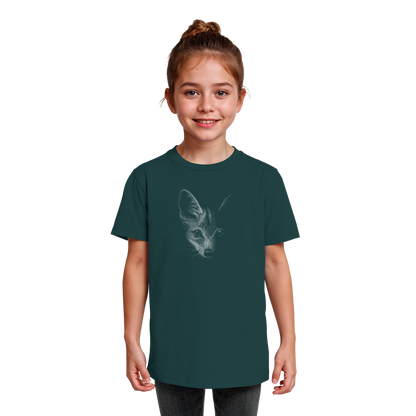 Fuchs Kritzelkunst Illustration - Kids Organic Shirt