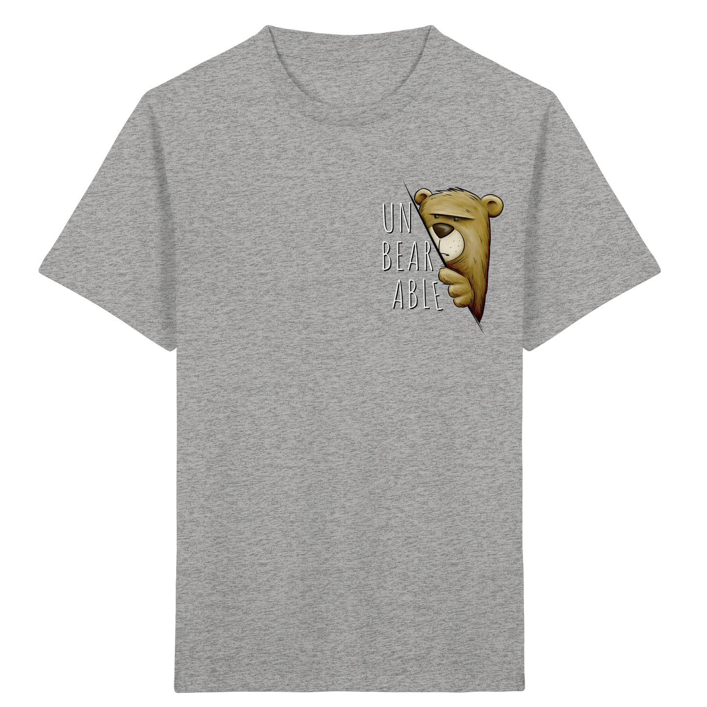 Unbearable – Unerträglich Bär - Kids Organic Shirt