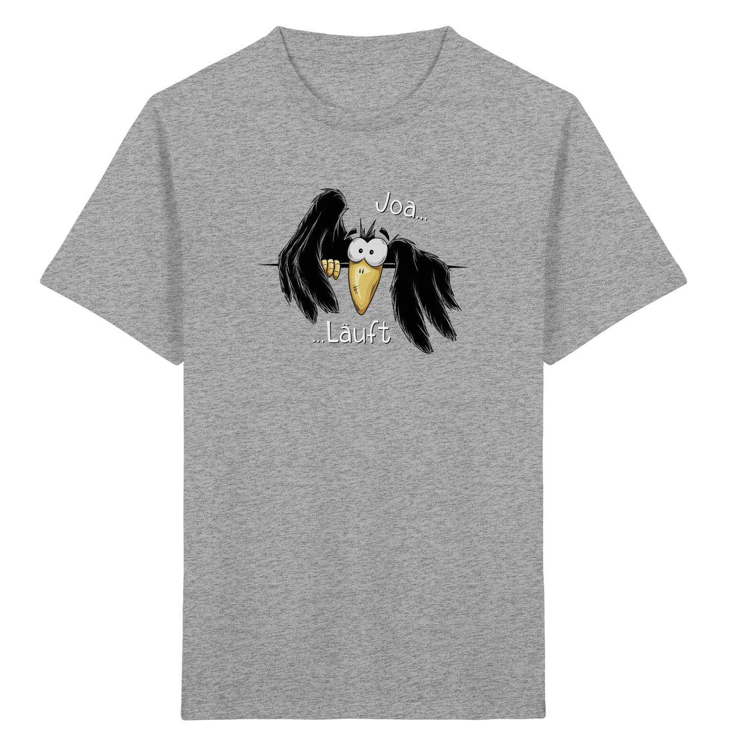 Joa Läuft Krähe gechillter Rabe - Kids Organic Shirt