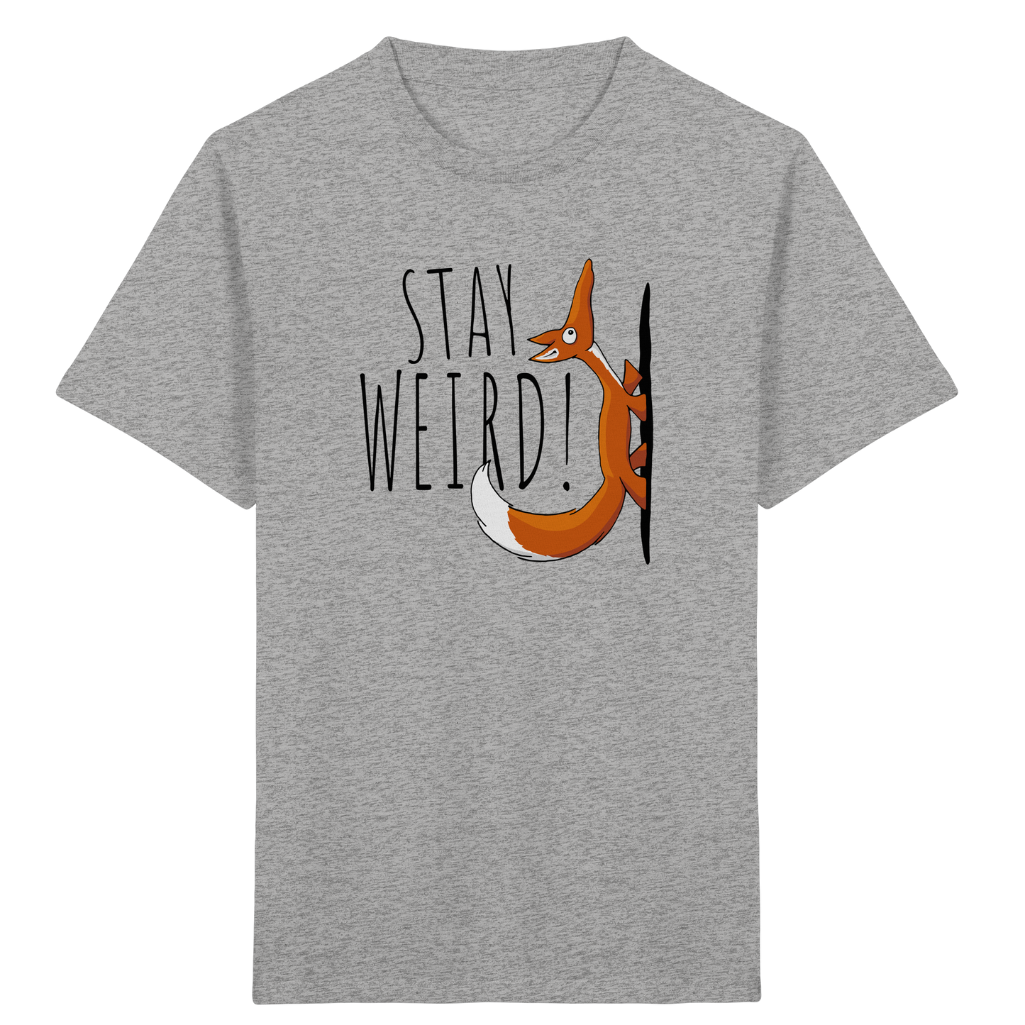 Stay Weird! Schräger Fuchs - Kids Organic Shirt