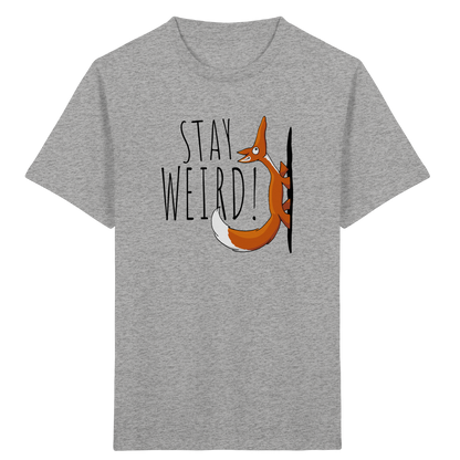 Stay Weird! Schräger Fuchs - Kids Organic Shirt