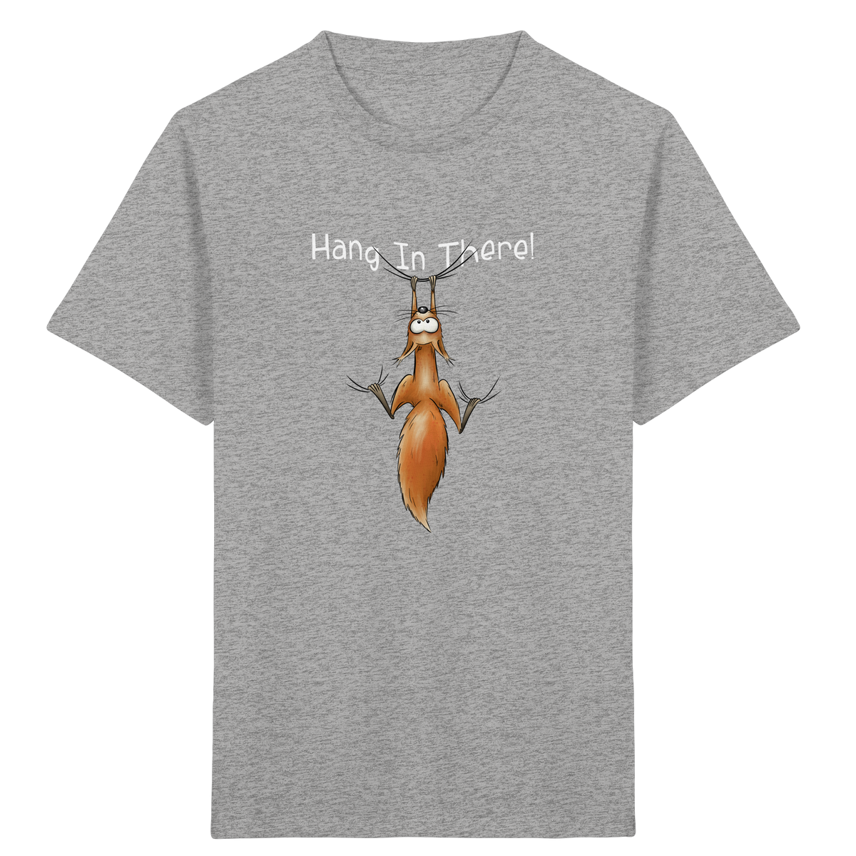 Hang In There | Lässiges Eichhörnchen - Kids Organic Shirt