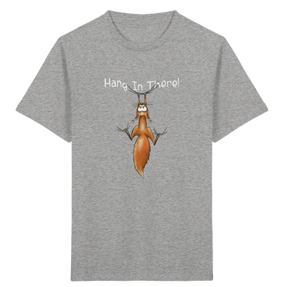 Hang In There | Lässiges Eichhörnchen - Kids Organic Shirt
