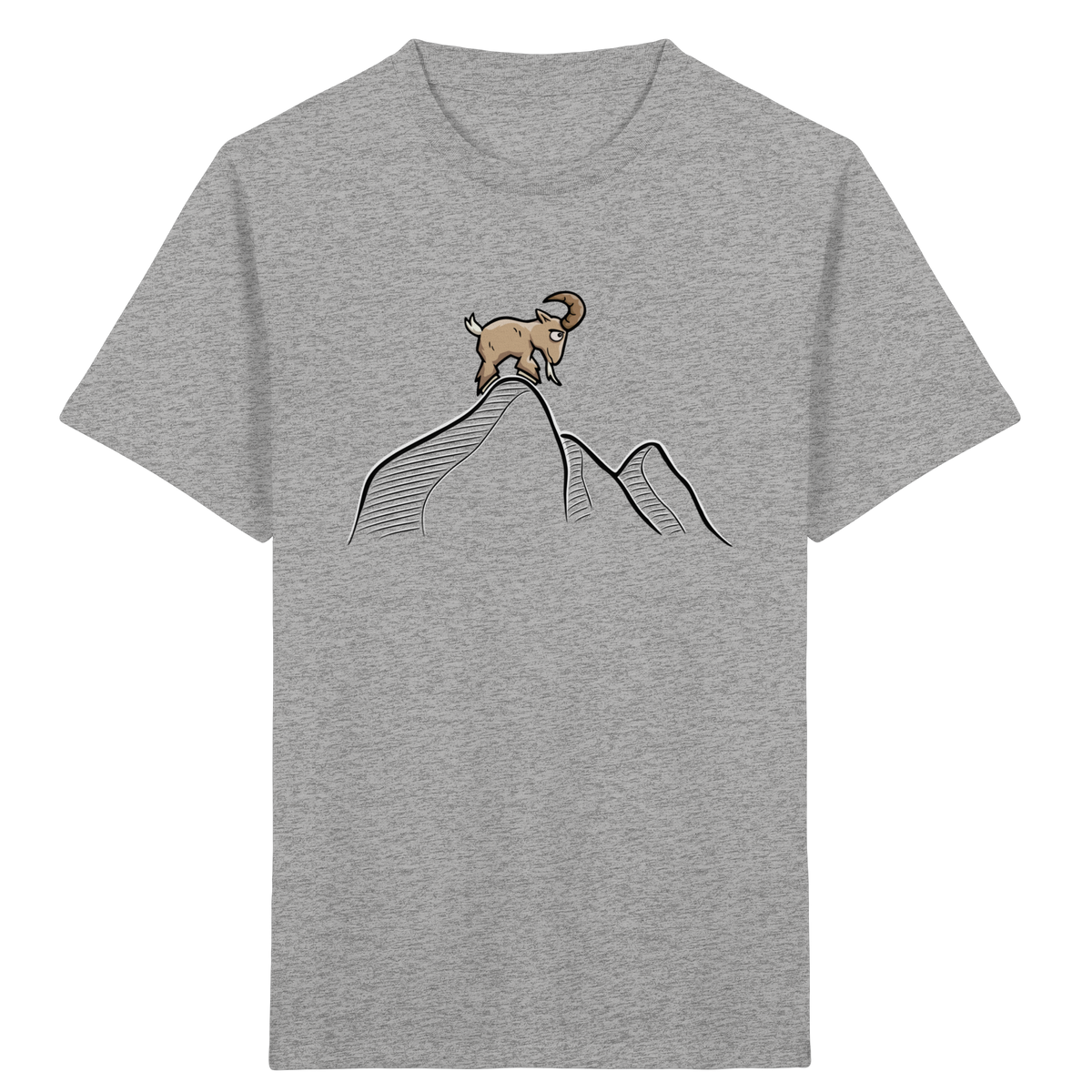 Ziegenbock in den Bergen - Kids Organic Shirt