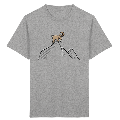 Ziegenbock in den Bergen - Kids Organic Shirt