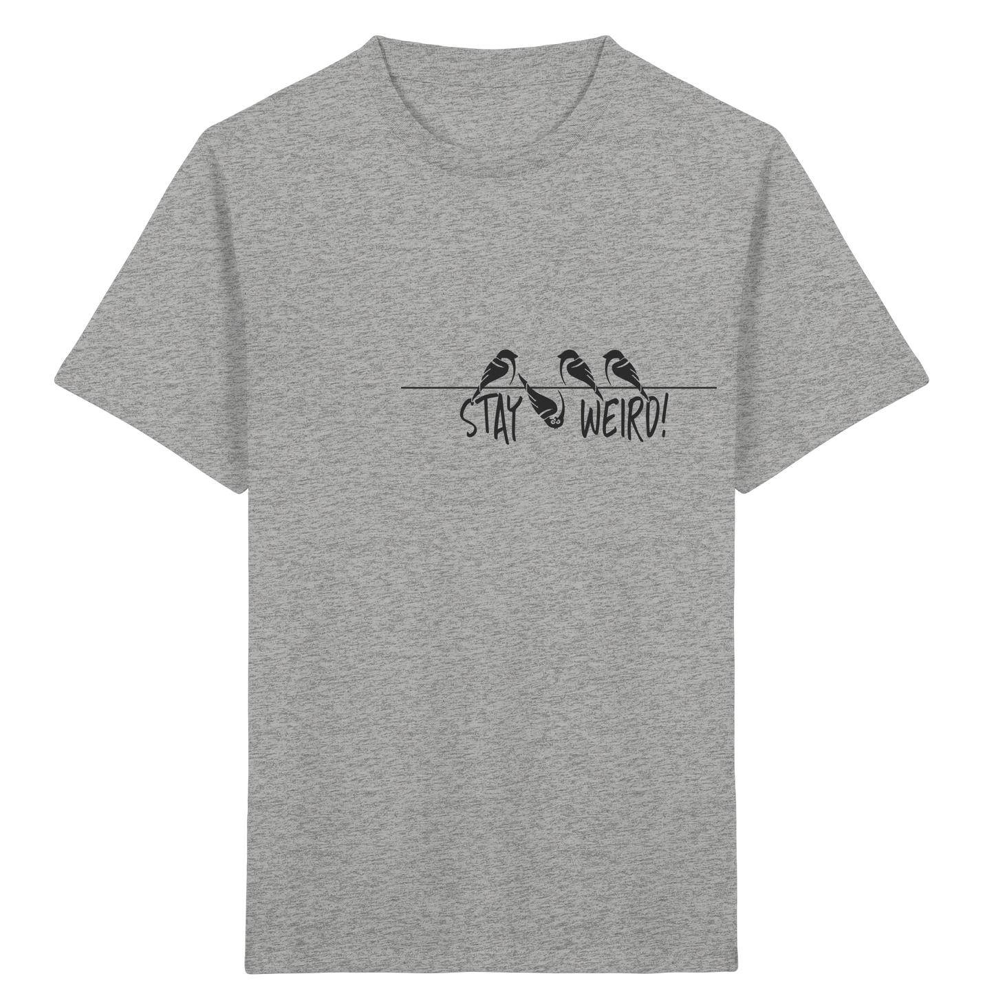 Stay Weird! Schräger Vogel Spatz - Kids Organic Shirt